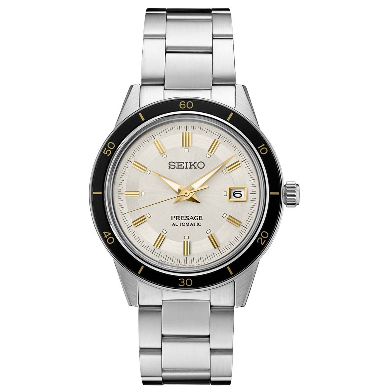 Seiko Presage Automatic Sporty Dress Watch with 41mm Case, and Hardlex Box  Crystal #SRPG03