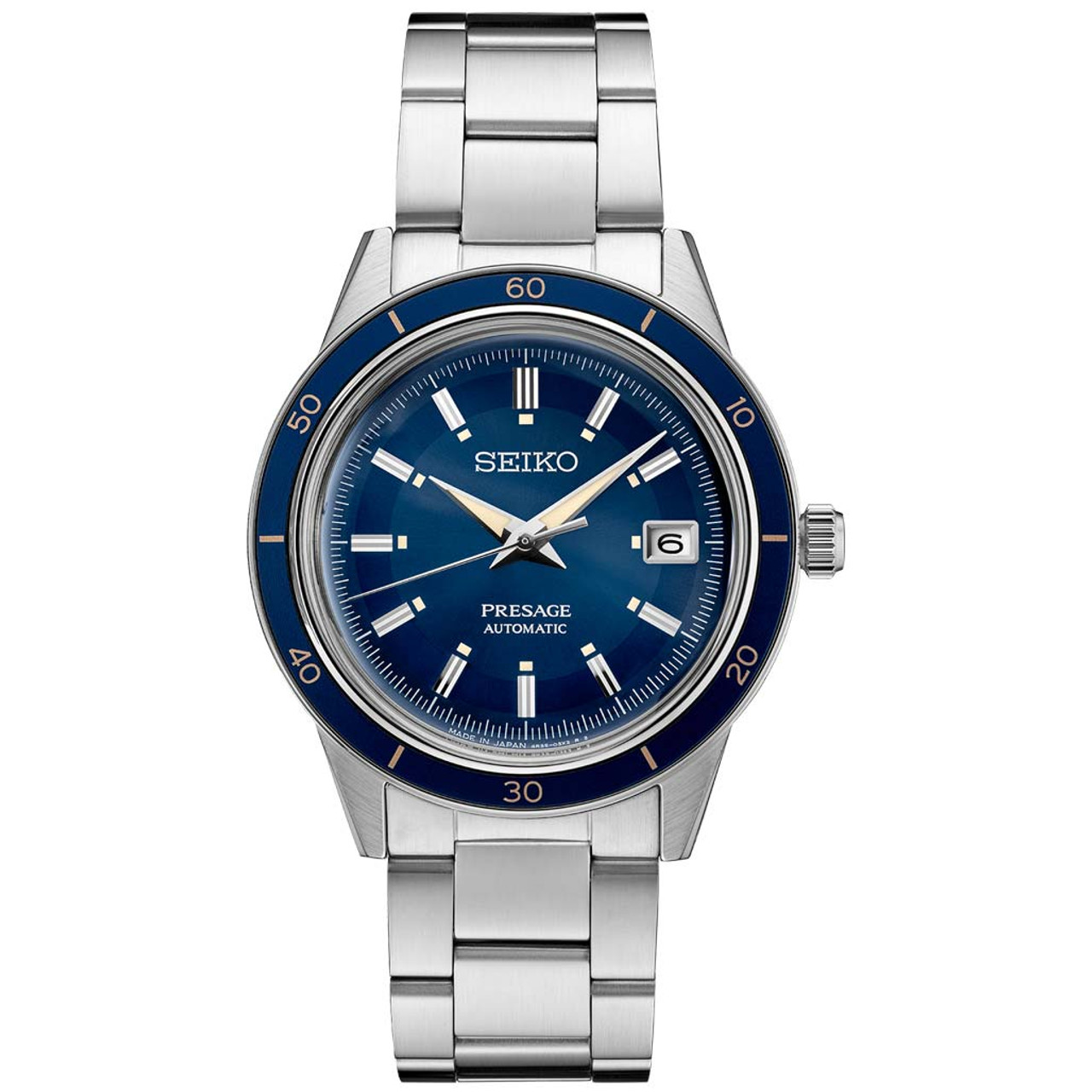 Seiko Presage Automatic Sporty Dress Watch with 41mm Case, and