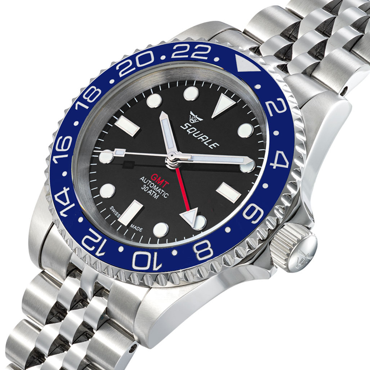 Squale 1545 GMT スクワーレ チタンPepsi ベゼル - 腕時計(アナログ)