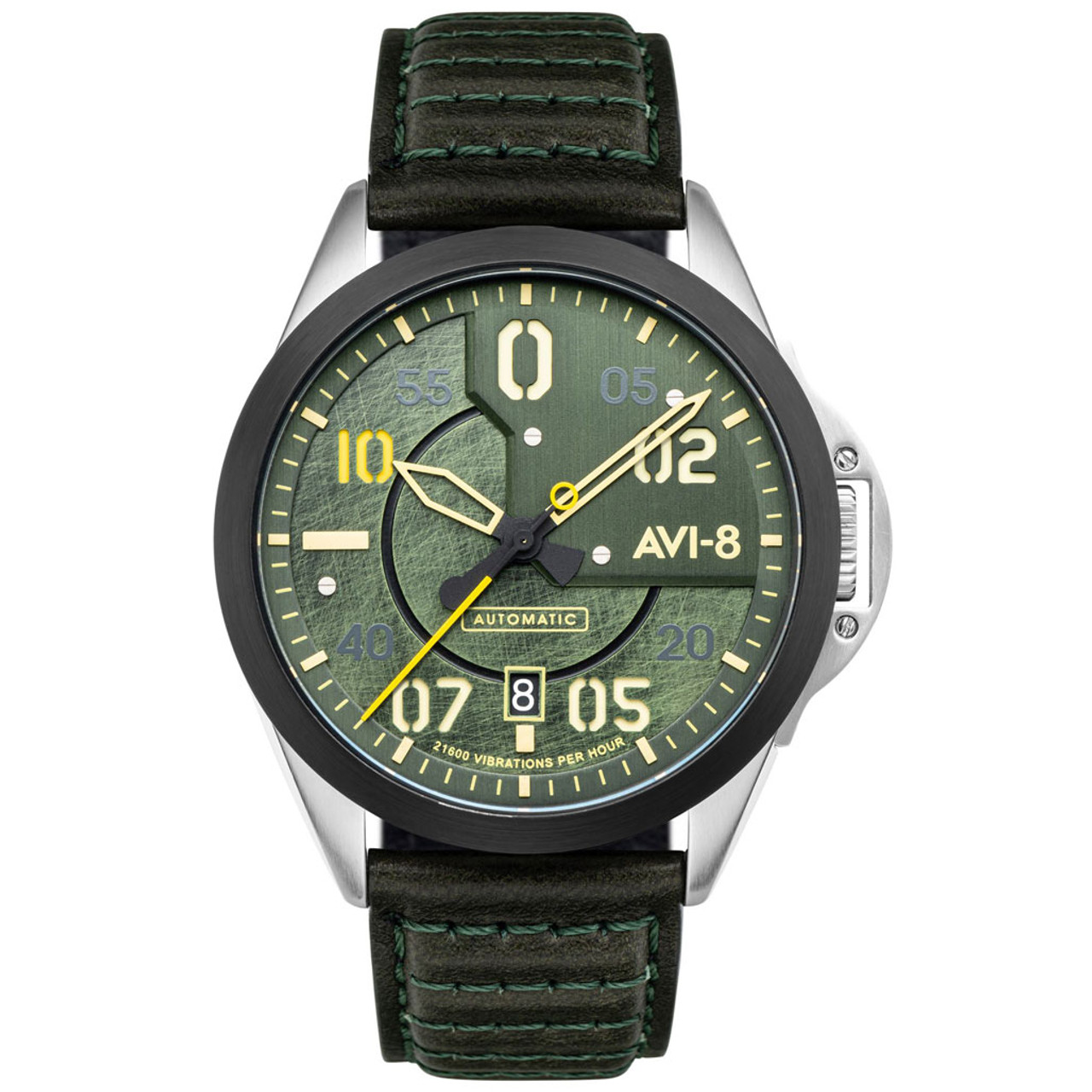 AVI 8 P 51 Mustang Hitchcock Automatic Pilot Watch with AR