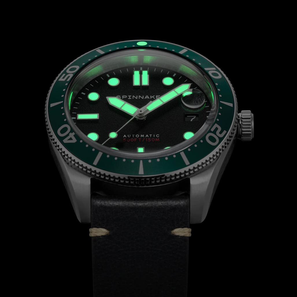 Spinnaker 40mm Croft Nomad Black 150-Meter Automatic Dive Watch