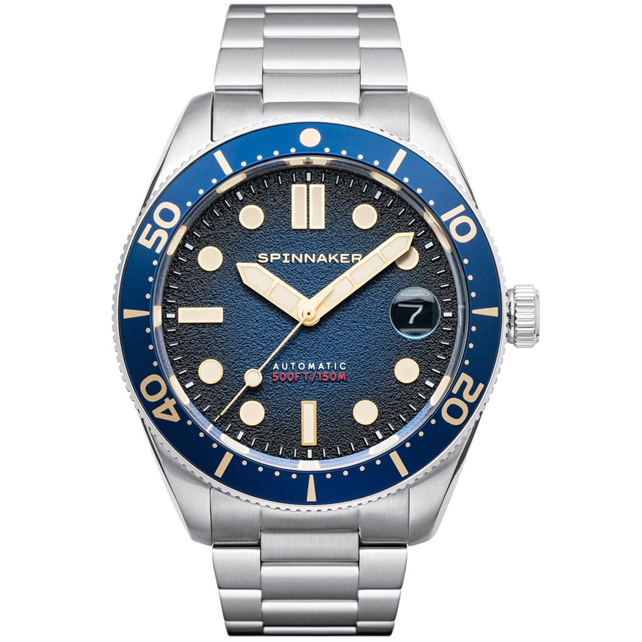 Spinnaker 40mm Croft Regiment Blue 150-Meter Automatic Dive Watch  #SP-5100-22