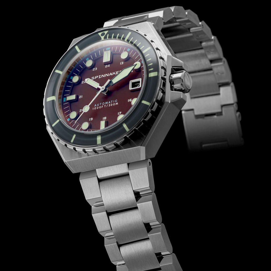 Spinnaker Dumas Automatic 300 Meter Dive Watch with Stainless