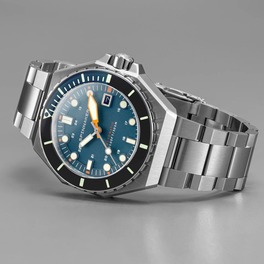 Spinnaker Dumas Automatic 300 Meter Dive Watch with Stainless