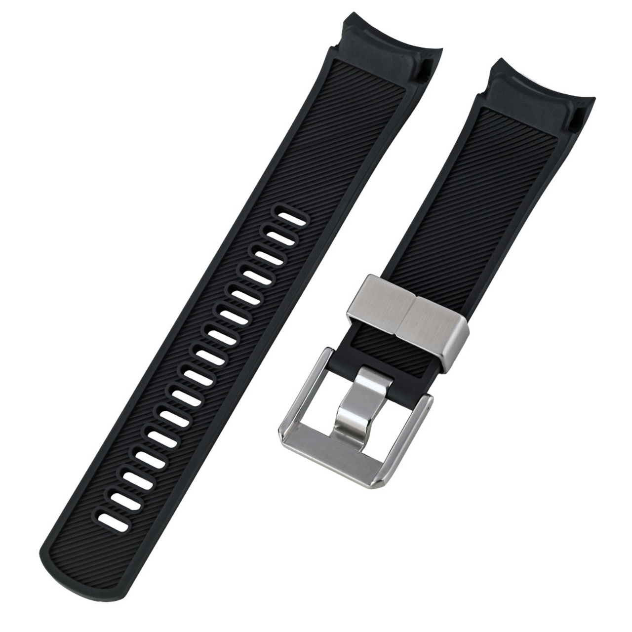 Islander 22mm Black Rubber Dive Strap for Seiko SKX007,009 and 43mm  Islander Divers #BRAC-16