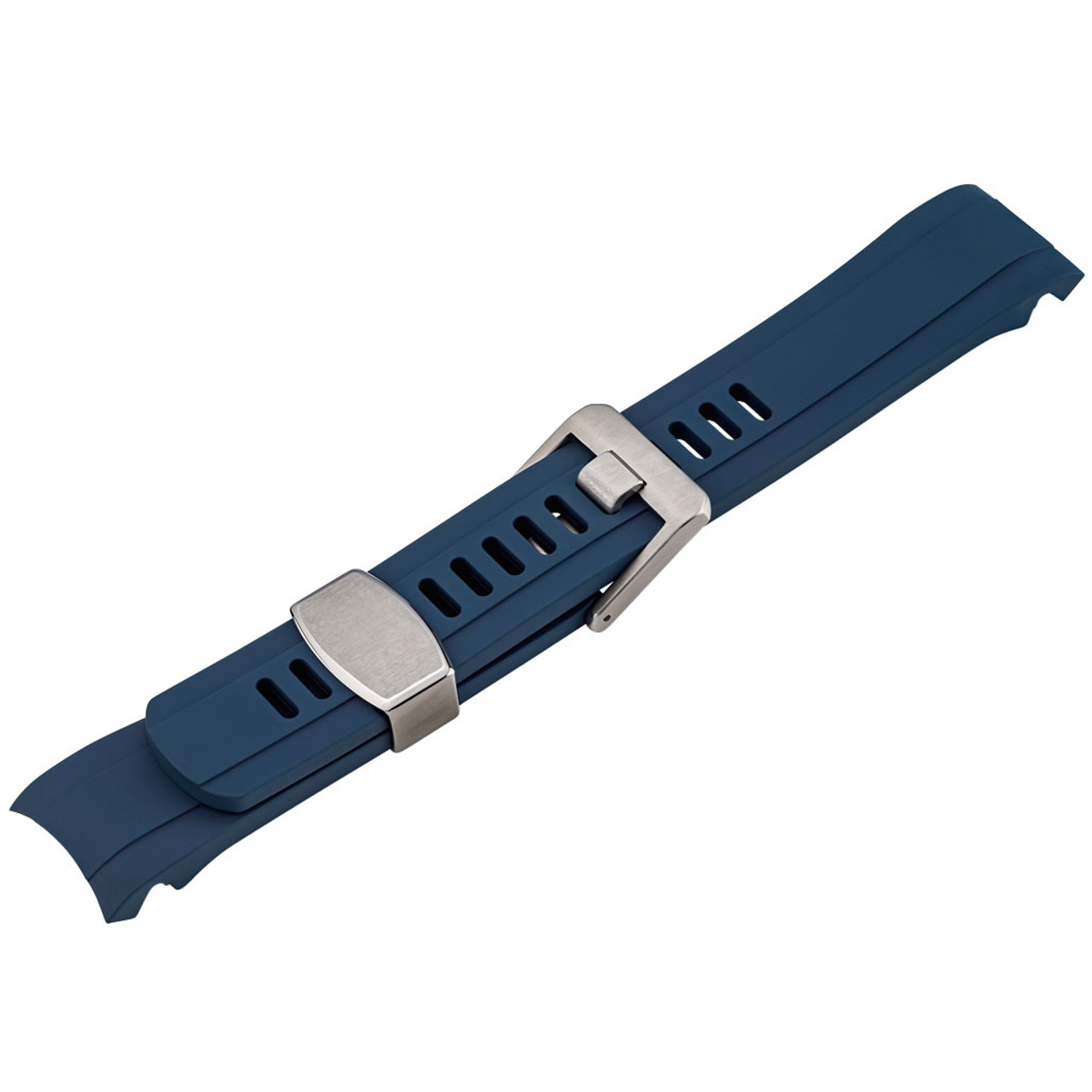 Islander 22mm Blue Rubber Dive Strap for Orient Ray 2 and