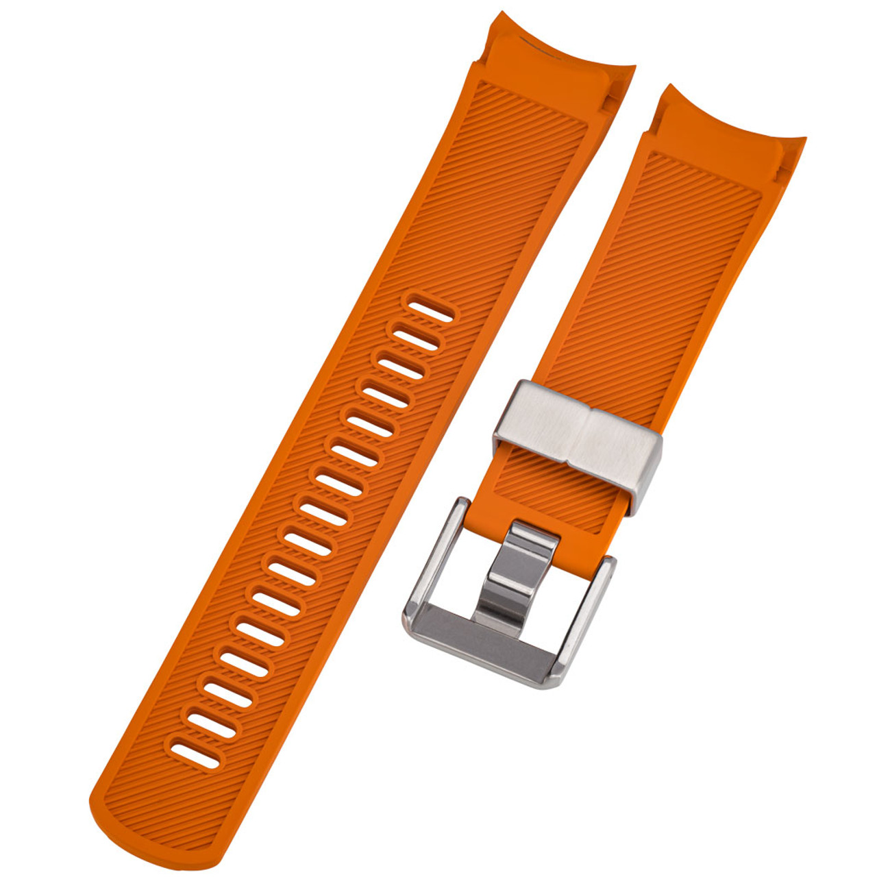 Islander 22mm Orange Rubber Dive Strap for Seiko SKX007,009 and 43mm  Islander Divers #BRAC-23