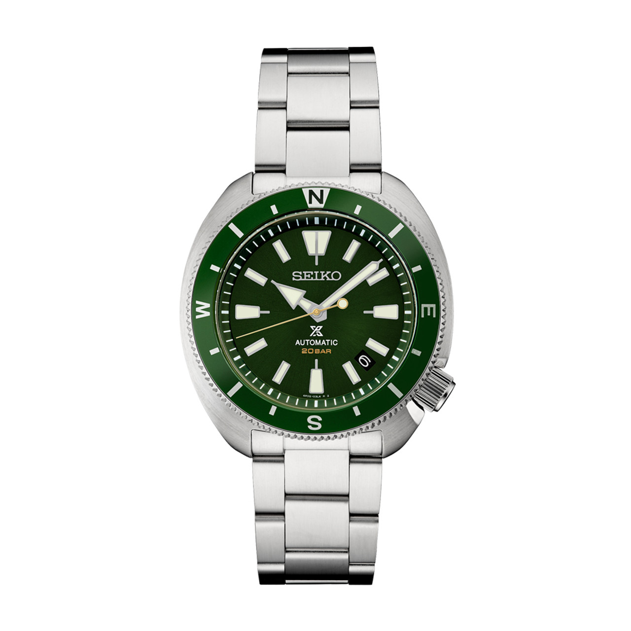 Seiko Prospex Land Tortoise with Green Dial and Sapphire Crystal #SRPH15