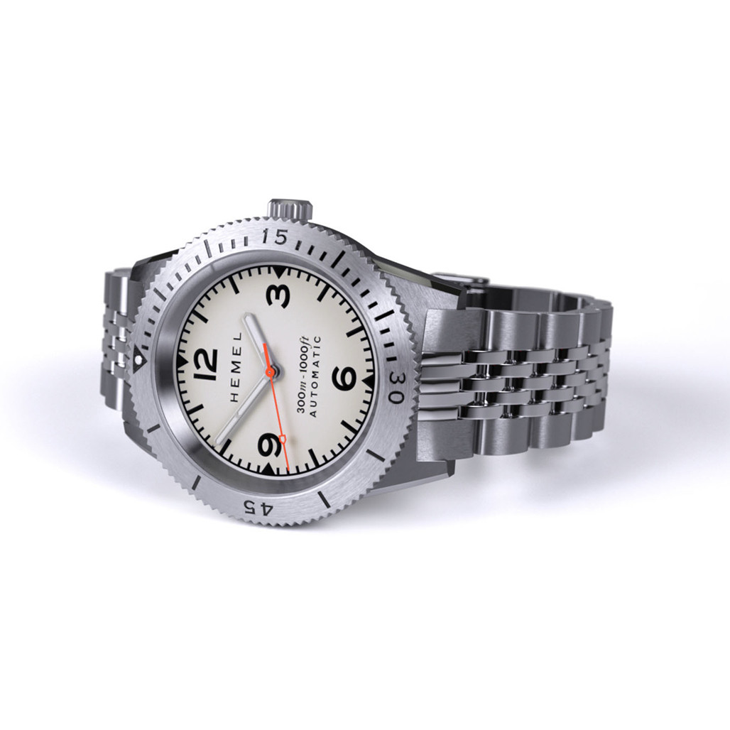 Hemel Sea Dart Automatic Dive Watch with Full Lume Dial #HD3FL