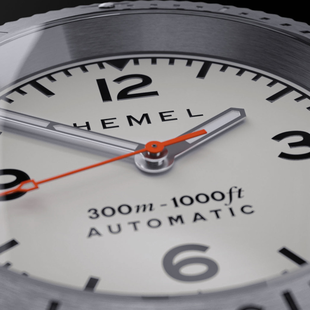 Hemel Sea Dart Automatic Dive Watch with Full Lume Dial #HD3FL