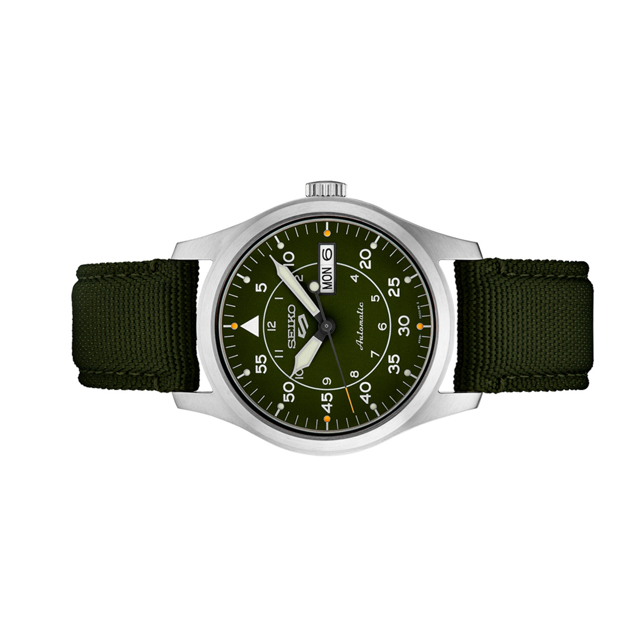 Seiko 5 Sports Automatic Field Watch with Green Dial #SRPH29