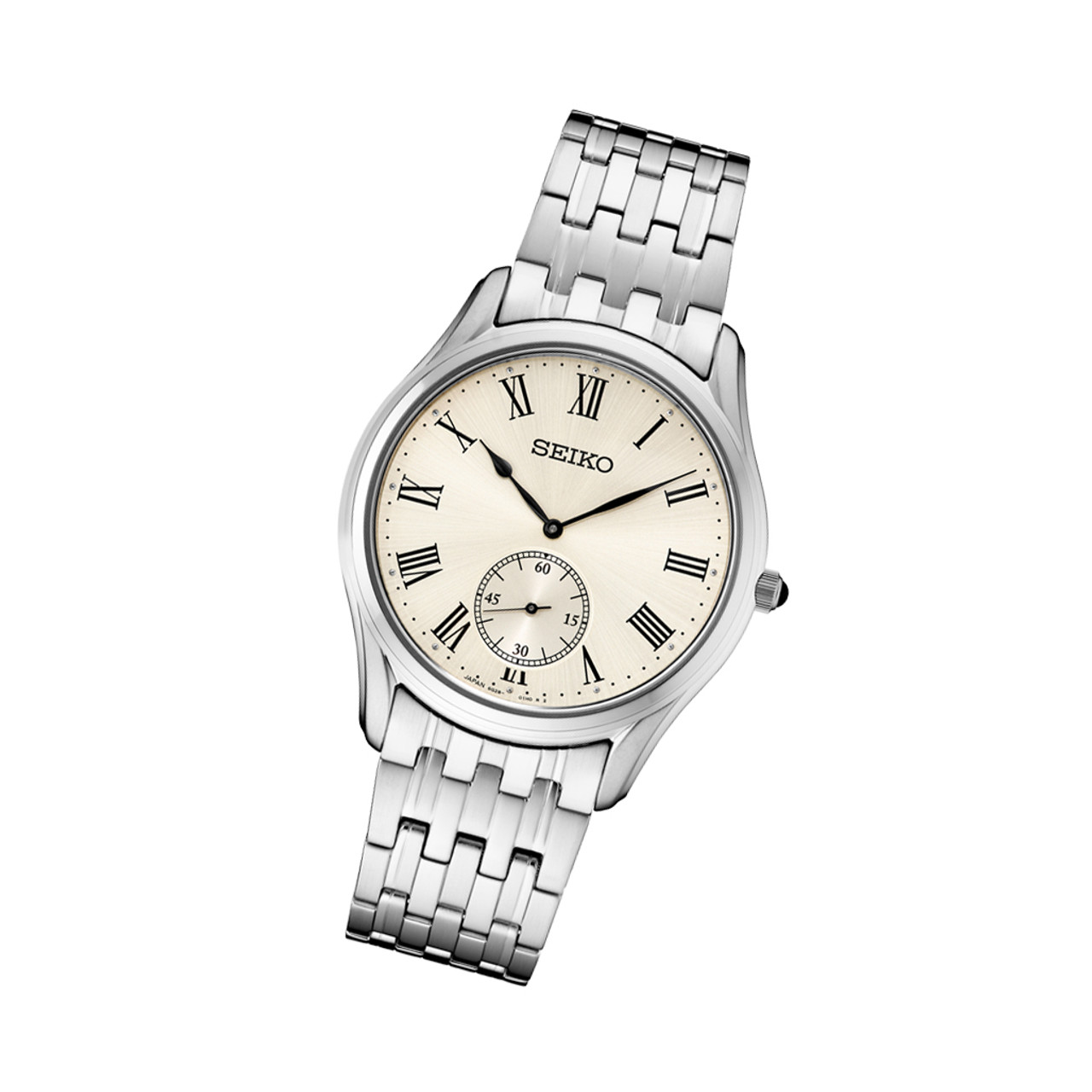 Seiko Essentials 39mm Dress Watch with Champagne Dial #SRK047