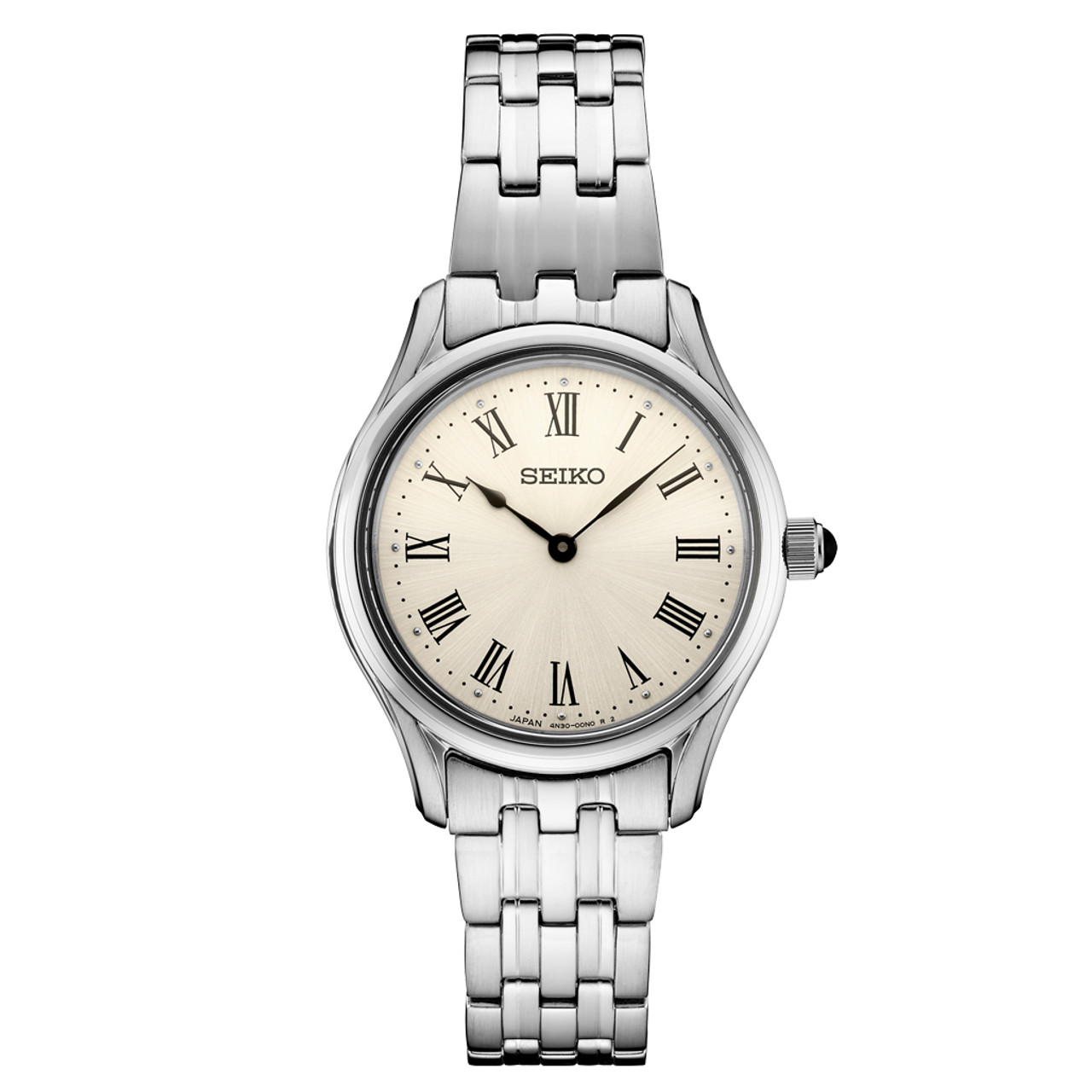 Seiko Essentials 29mm Dress Watch with Champagne Dial #SWR069
