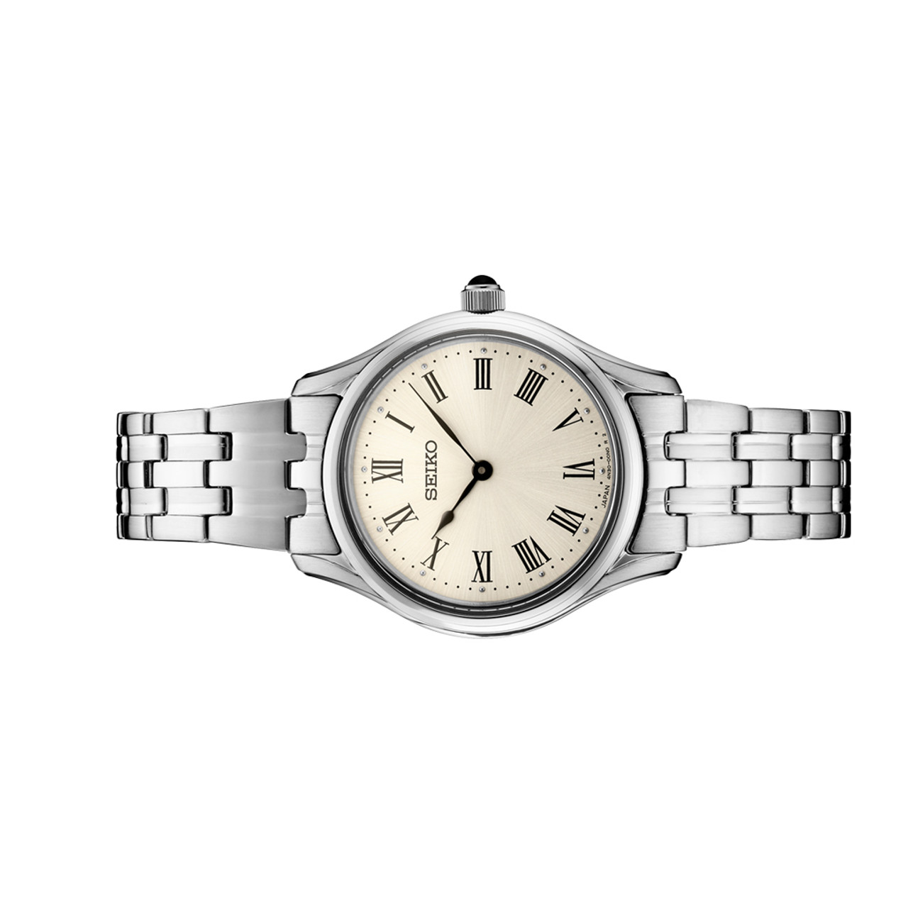 Seiko Essentials 29mm Dress Watch with Champagne Dial #SWR069