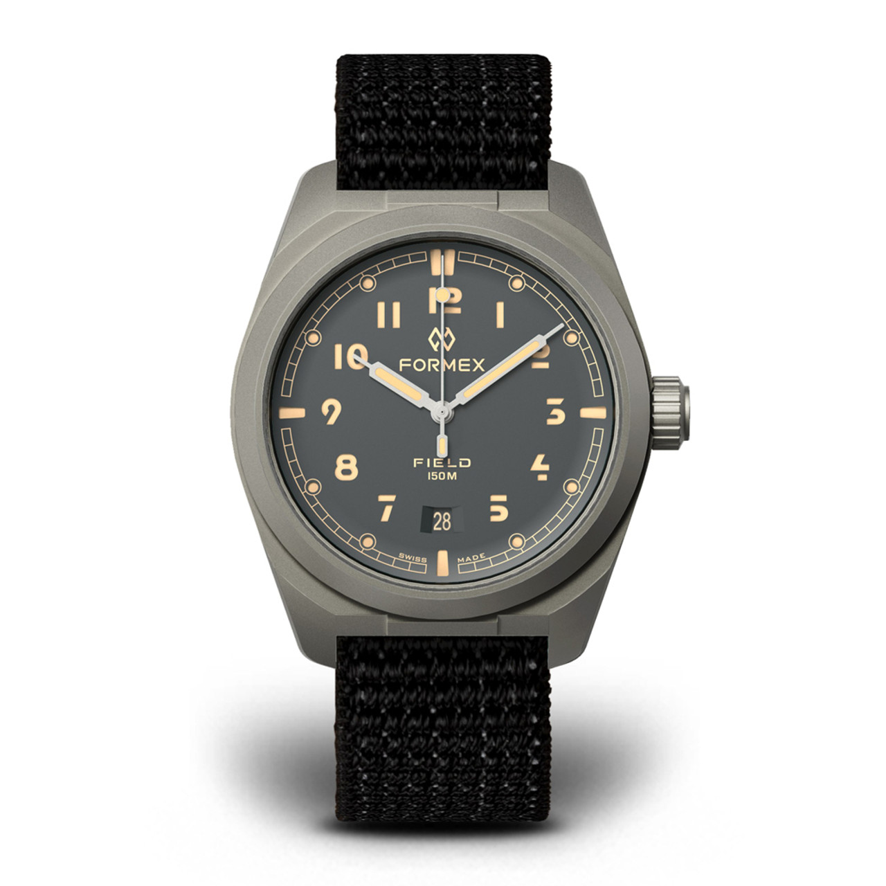 Formex Swiss Automatic Field Watch with Ash Grey Dial and