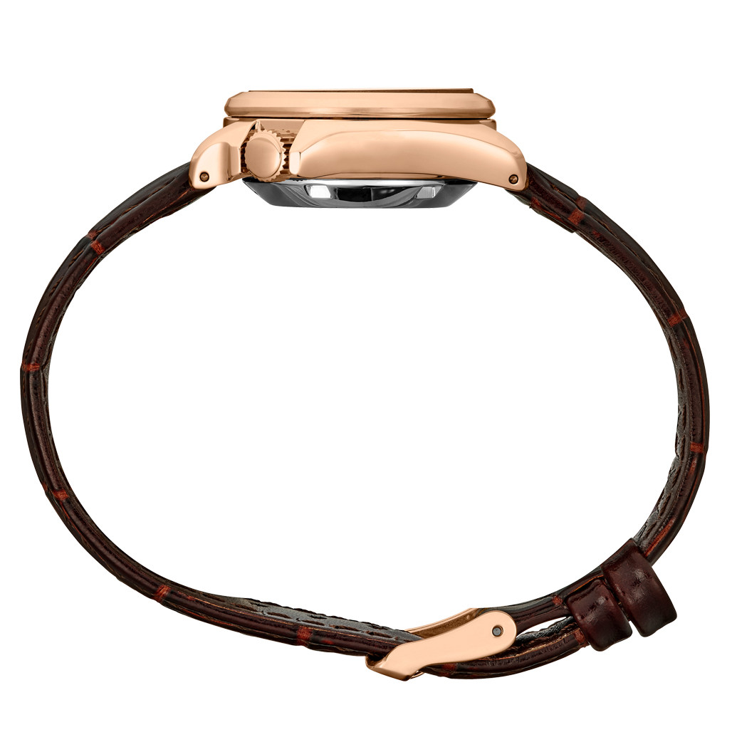 Seiko 5 Sports Automatic Watch with Chocolate Dial and 28mm Rose