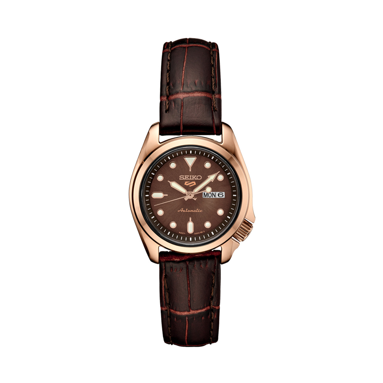 Seiko pink store gold watch