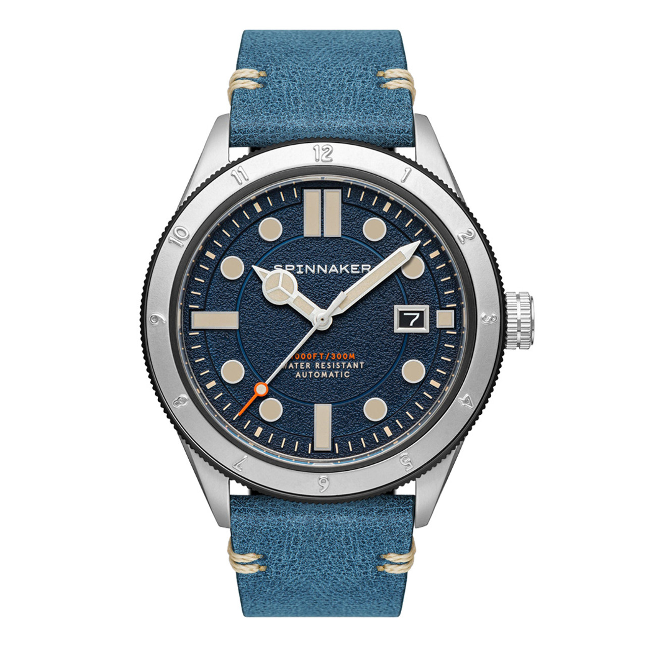 Buy Spinnaker Watch Dumas GMT Automatic | Navy Black | Blue Dial with Solid  Stainless Steel Band | Stainless Steel Case Online at Lowest Price Ever in  India | Check Reviews &