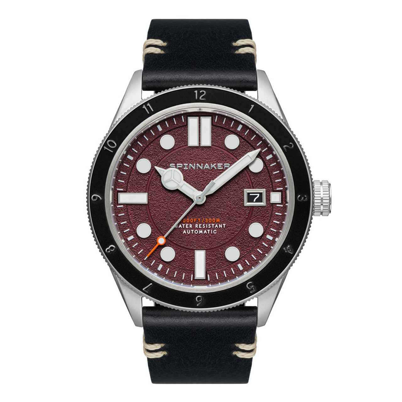 Spinnaker Cahill 300 Malbec Automatic Watch with Maroon Dial #SP-5096-04