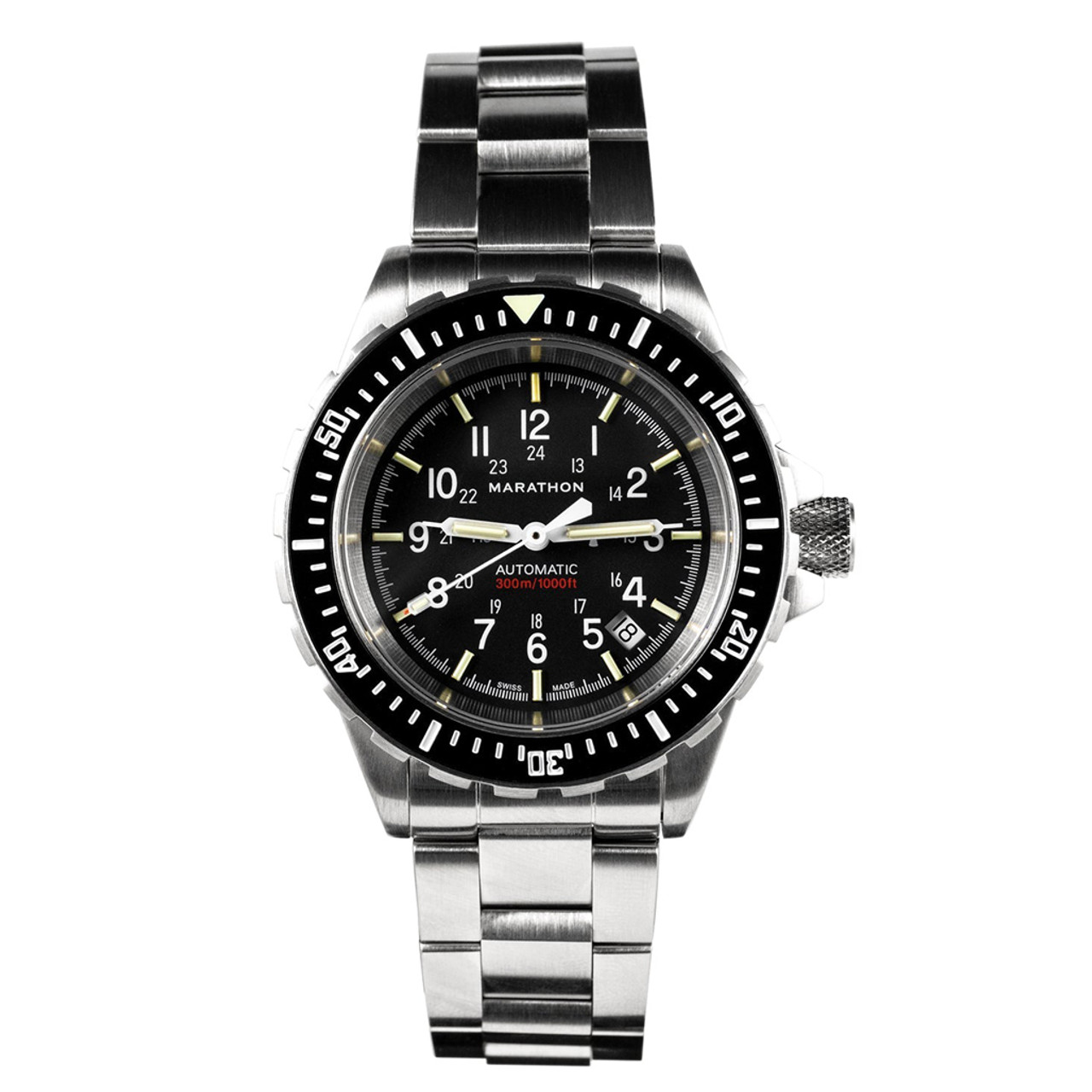 Marathon GSAR Swiss Automatic Dive Watch with sapphire crystal