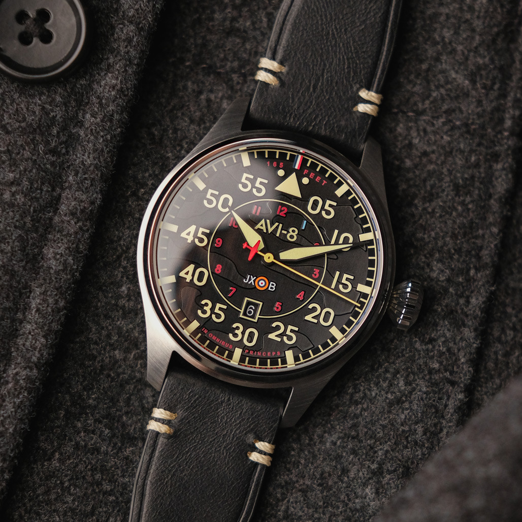AVI-8 Hawker Hurricane Kenley Clowes Automatic Pilot Watch with