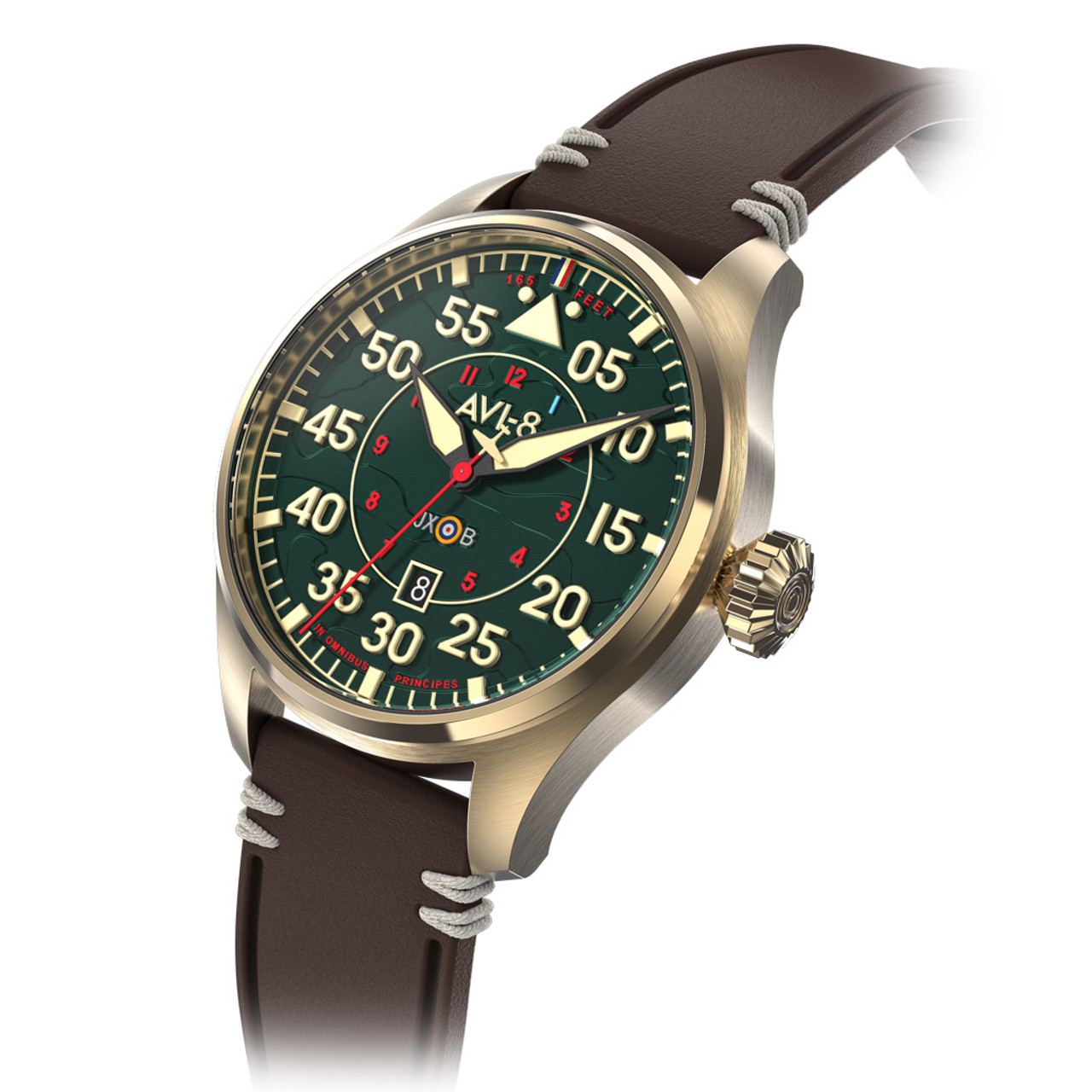 AVI-8 Hawker Hurricane Northolt Clowes Automatic Pilot Watch with Green ...