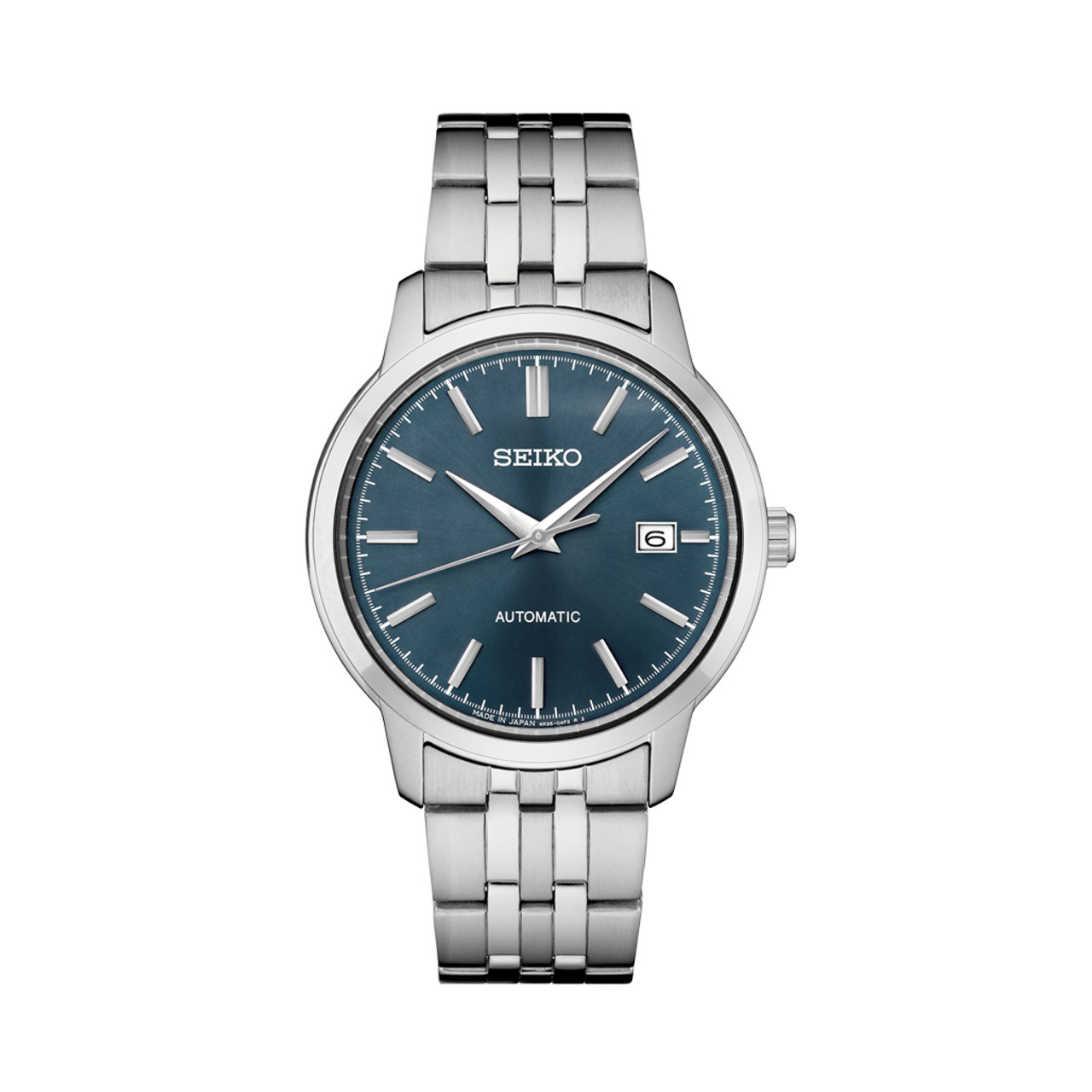 Seiko blue shop dial automatic