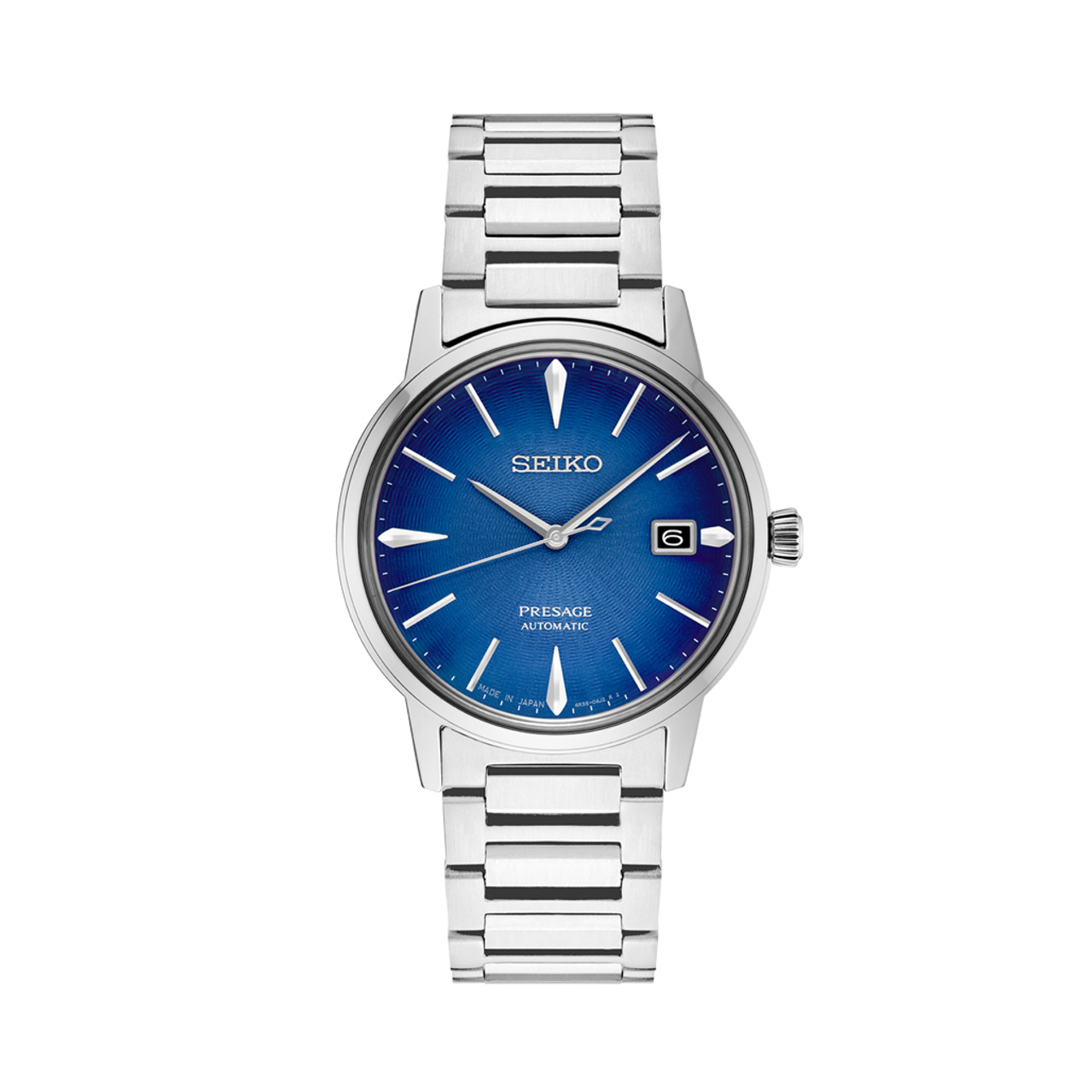 Seiko Presage Automatic Dress Watch with Gradated Blue Dial and Gloss  Finish #SRPJ13