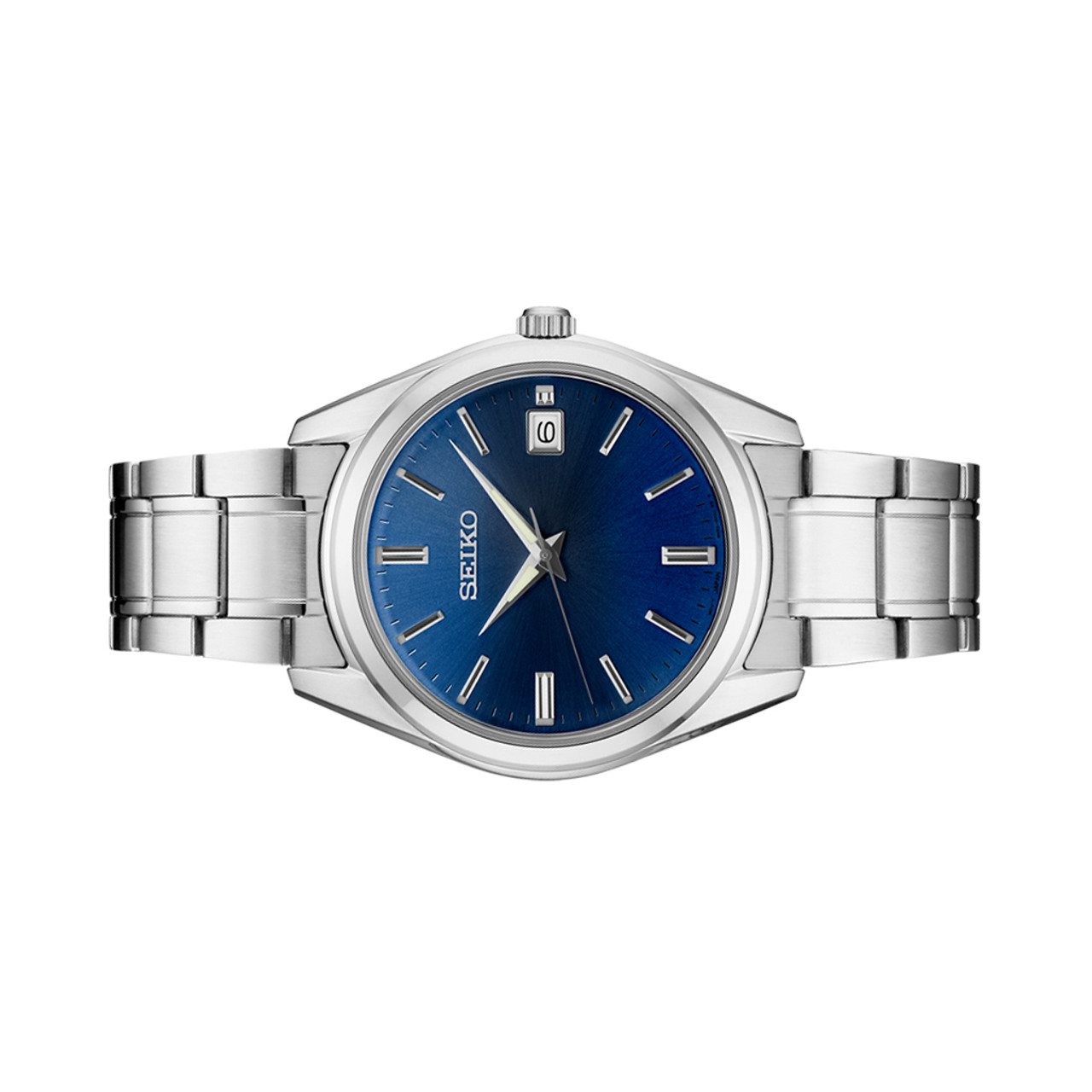 Seiko Essentials Everyday Casual Watch with Blue Dial and Sapphire Crystal  #SUR309