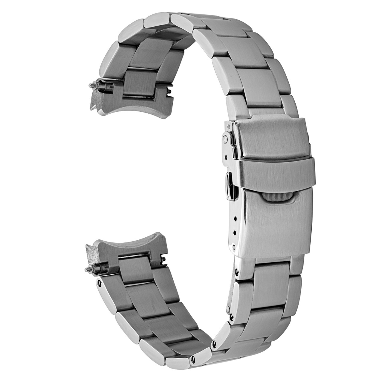 Islander 20mm Brushed Solid-Link Watch Bracelet for Citizen ProMaster Quartz Dive Watch #BRAC-35