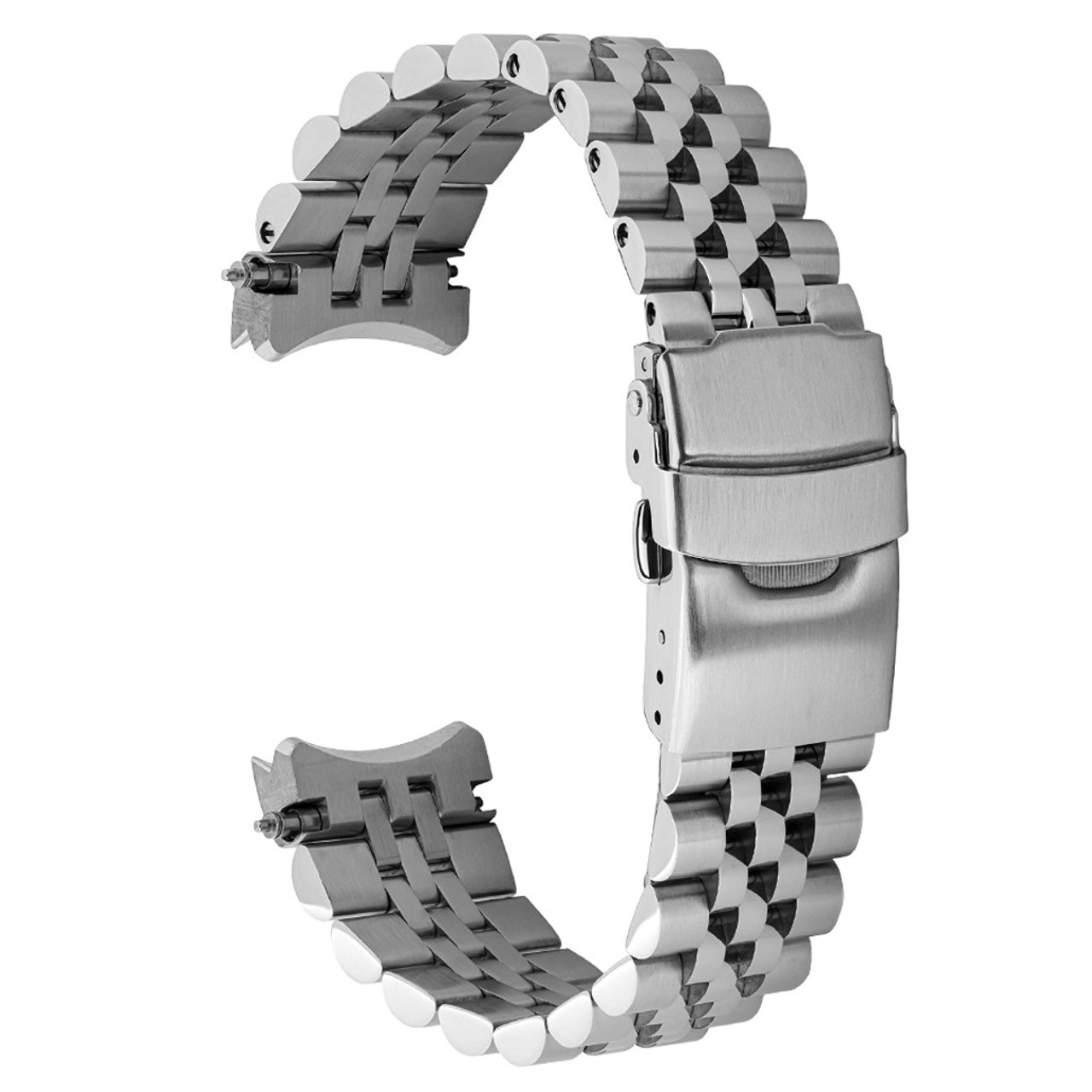 Islander 20mm Brushed and Polished Solid-Link Watch Bracelet for Citizen  Promaster Quartz Dive Watch #BRAC-36