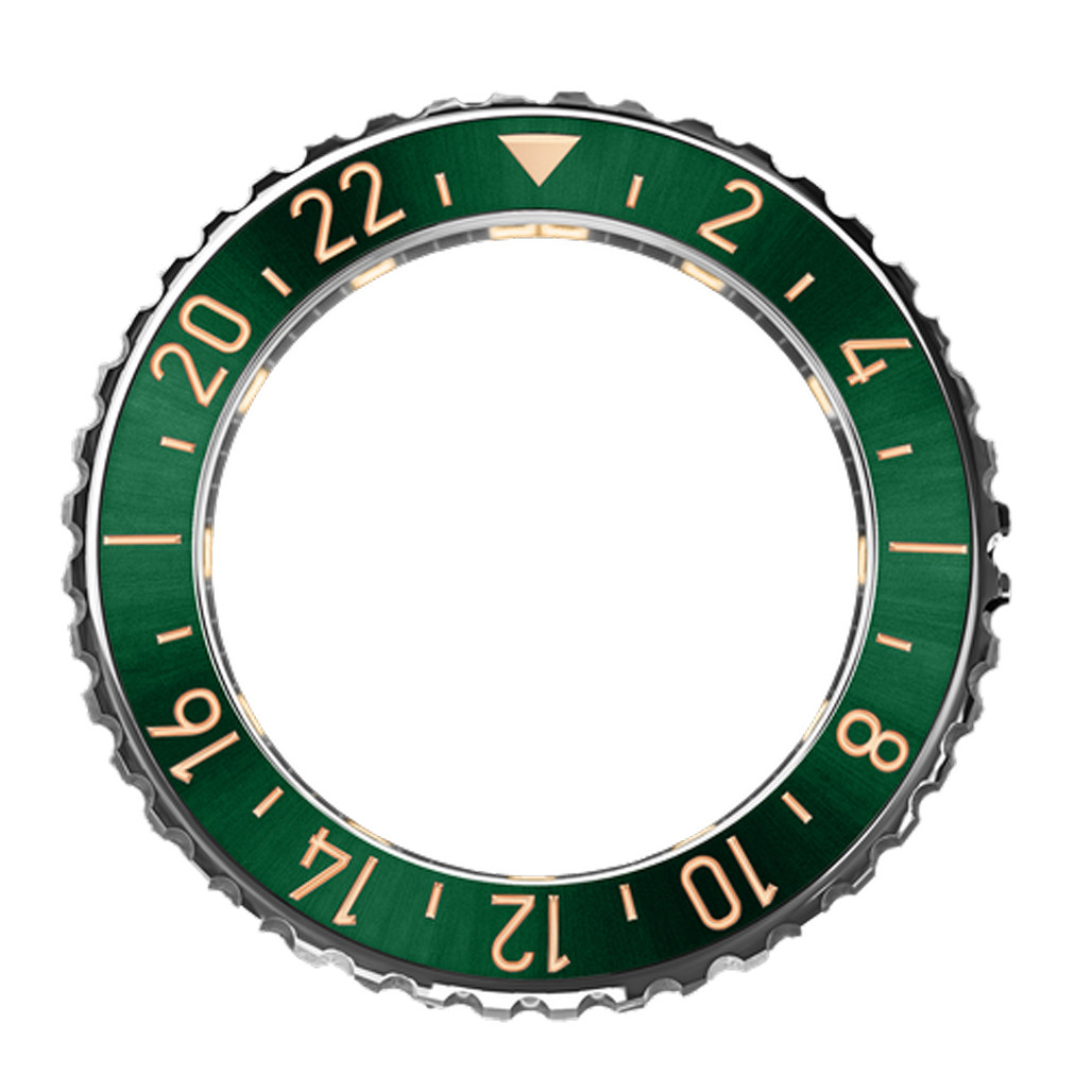 Formex Stainless Steel Bezel with Green Ceramic Insert for Formex
