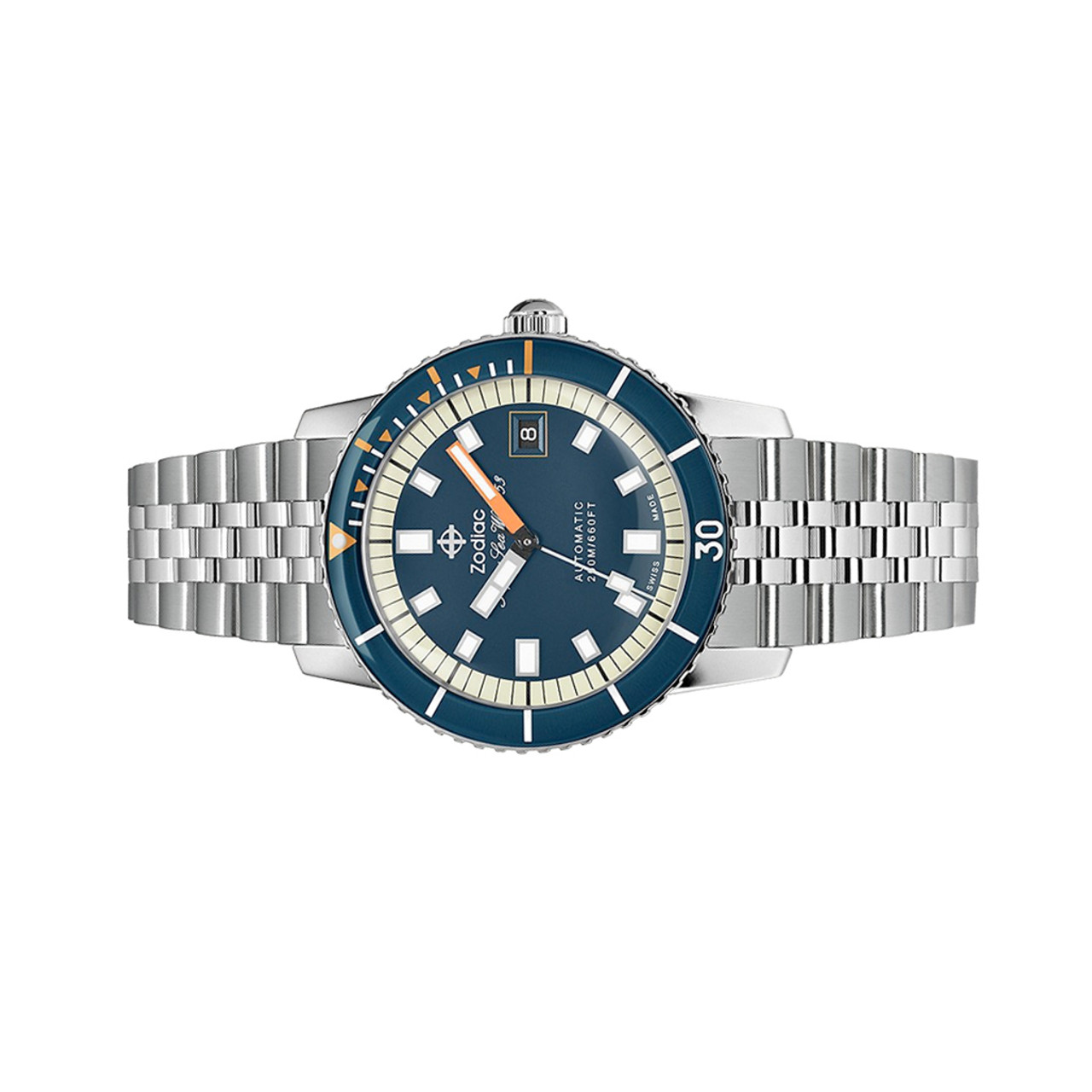 Zodiac Super Sea Wolf Automatic Stainless Steel Watch ZO9266