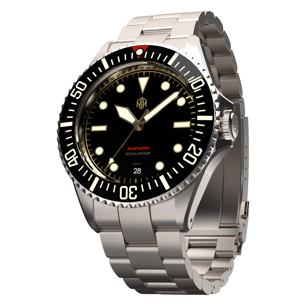 NTH Amphion Vintage Gilt HiBeat Automatic Dive Watch with Date WWNTH