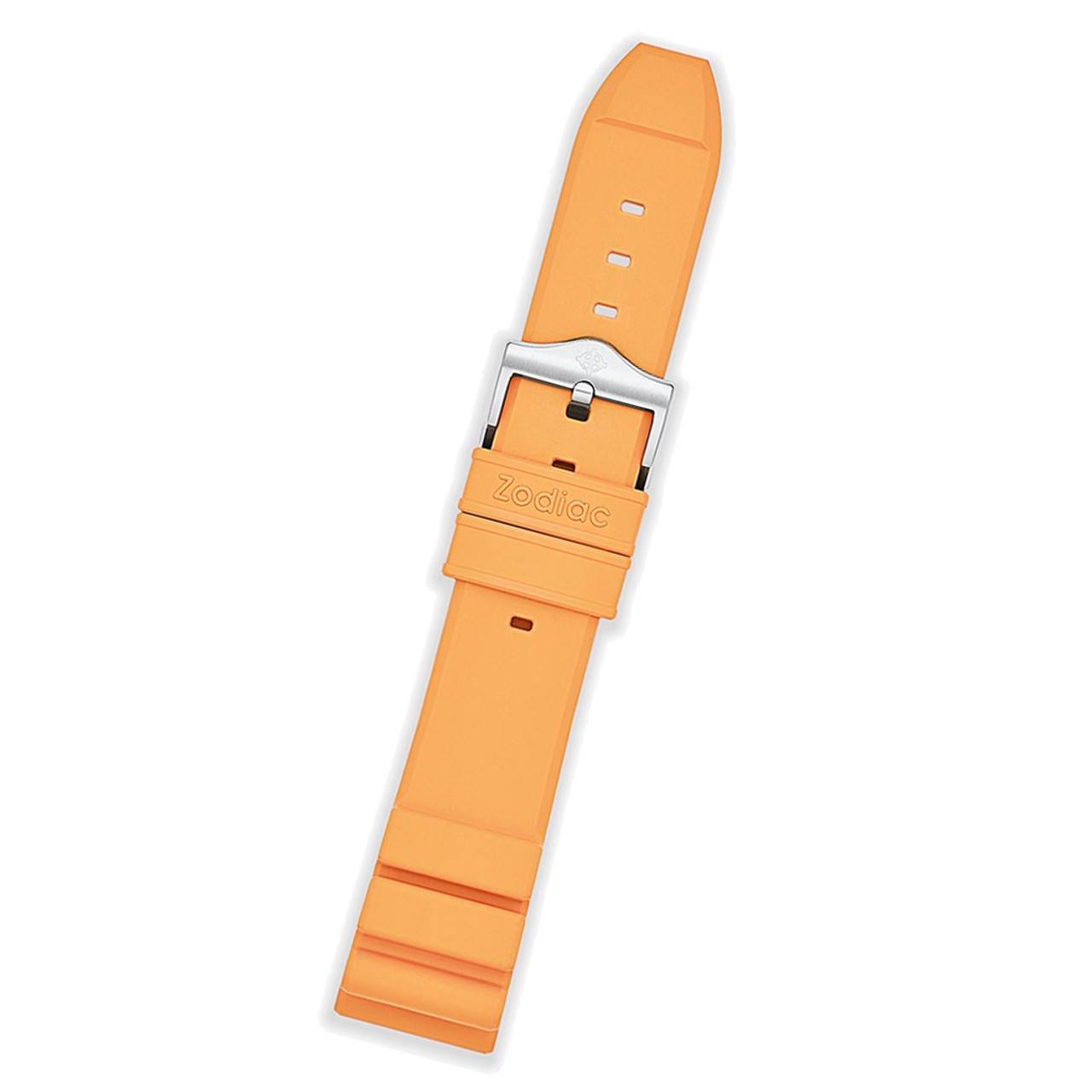 Zodiac OEM Orange Accordion Rubber Strap Set (20mm) #ZOS1020