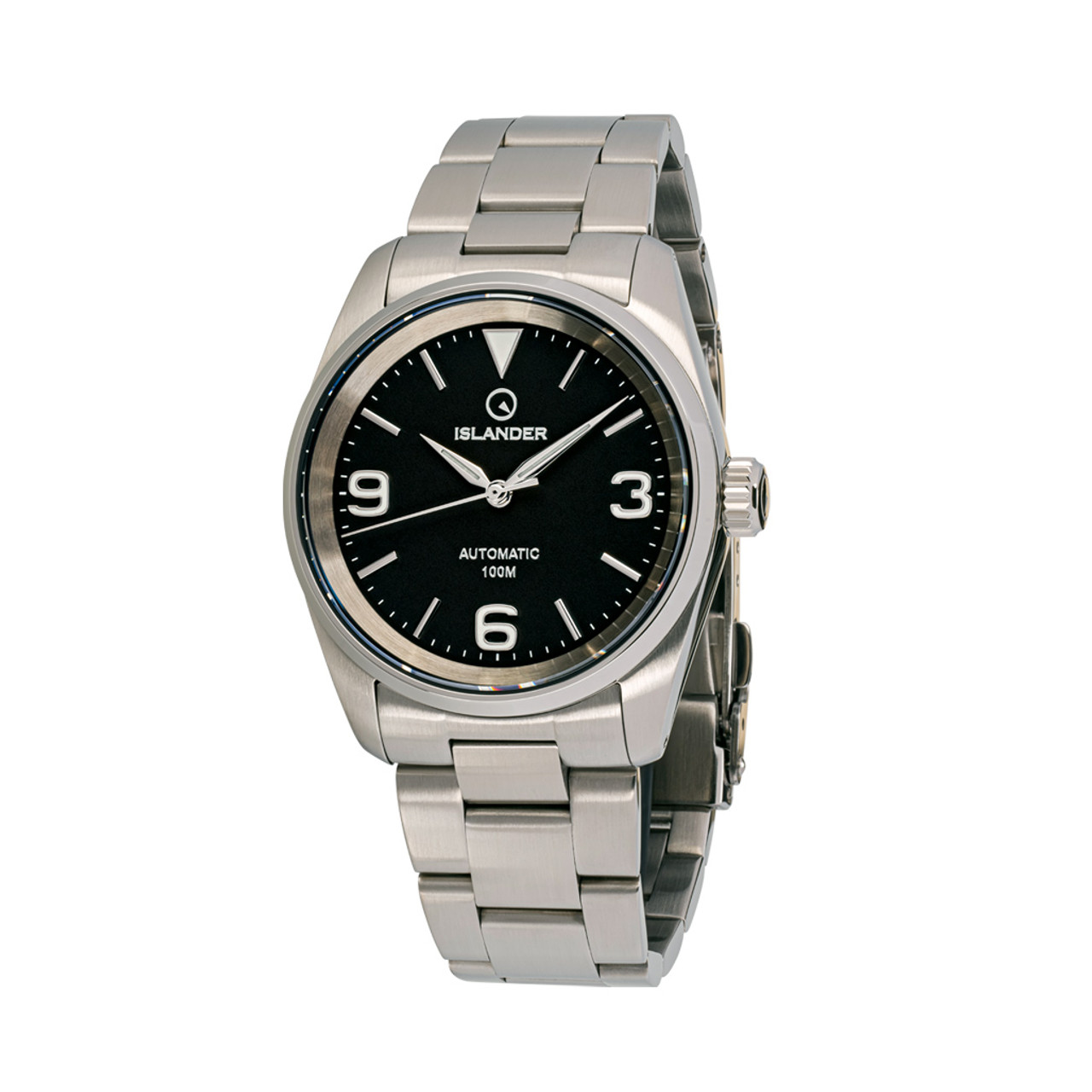 Islander Manhasset 36mm Automatic Watch with Black Dial #ISL-145