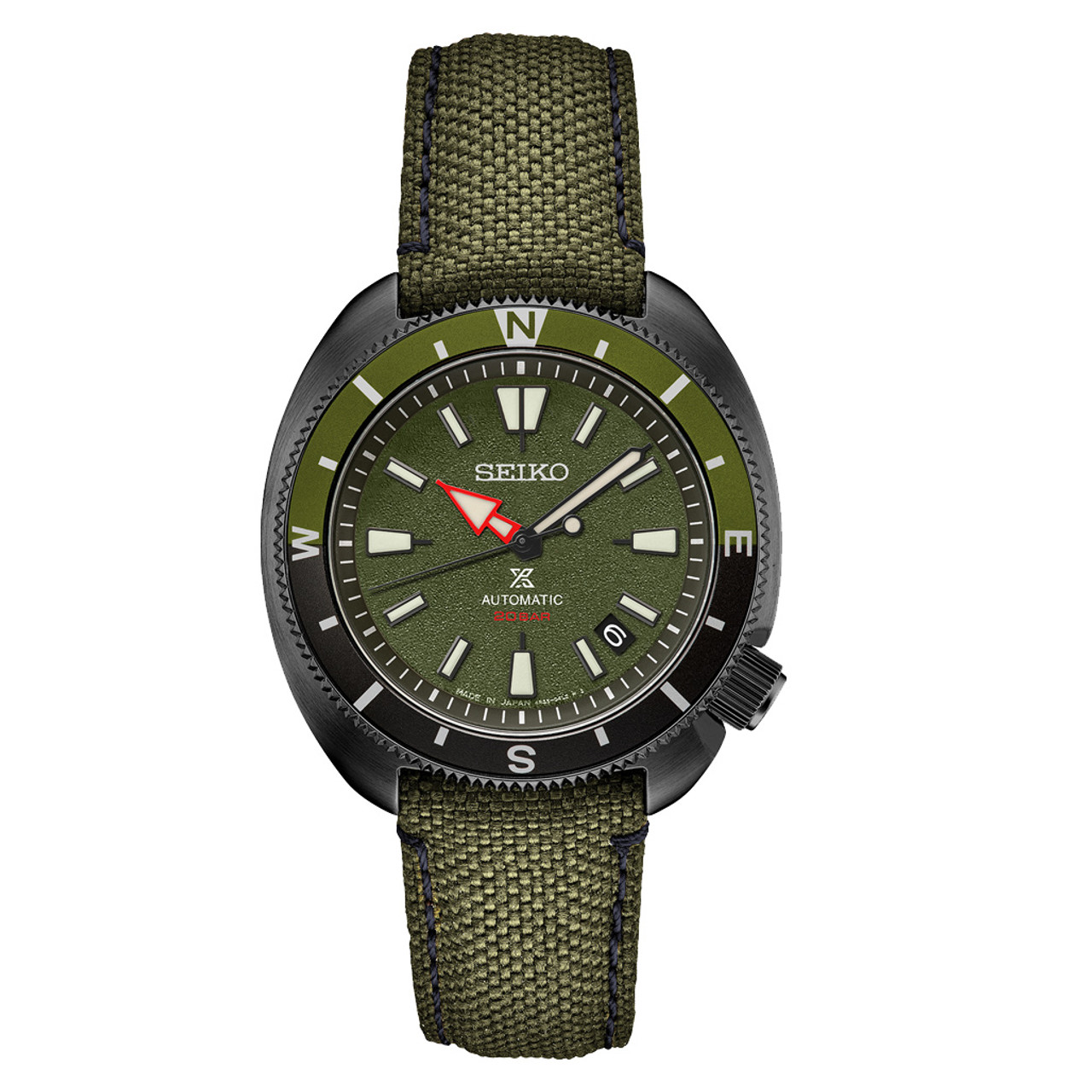 Prospex Land Special Edition Tortoise Watch Black Case and Green Dial #SRPJ31