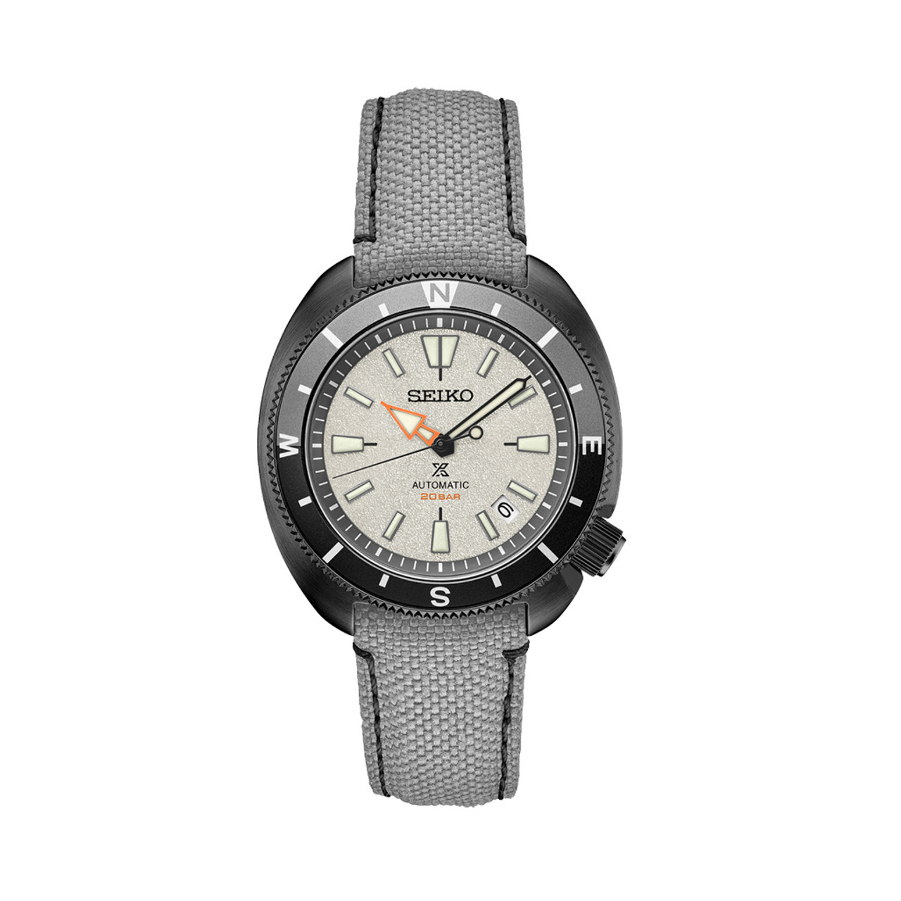 Seiko Prospex Land US Special Edition Tortoise Watch with Black Case and  Gray Dial #SRPJ33