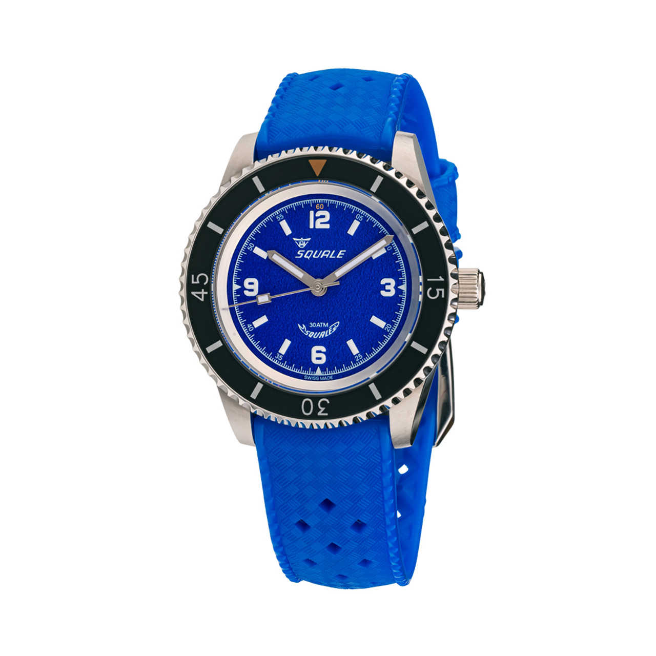 Squale Montauk 300 Meter Swiss Made Automatic Dive Watch with Blue