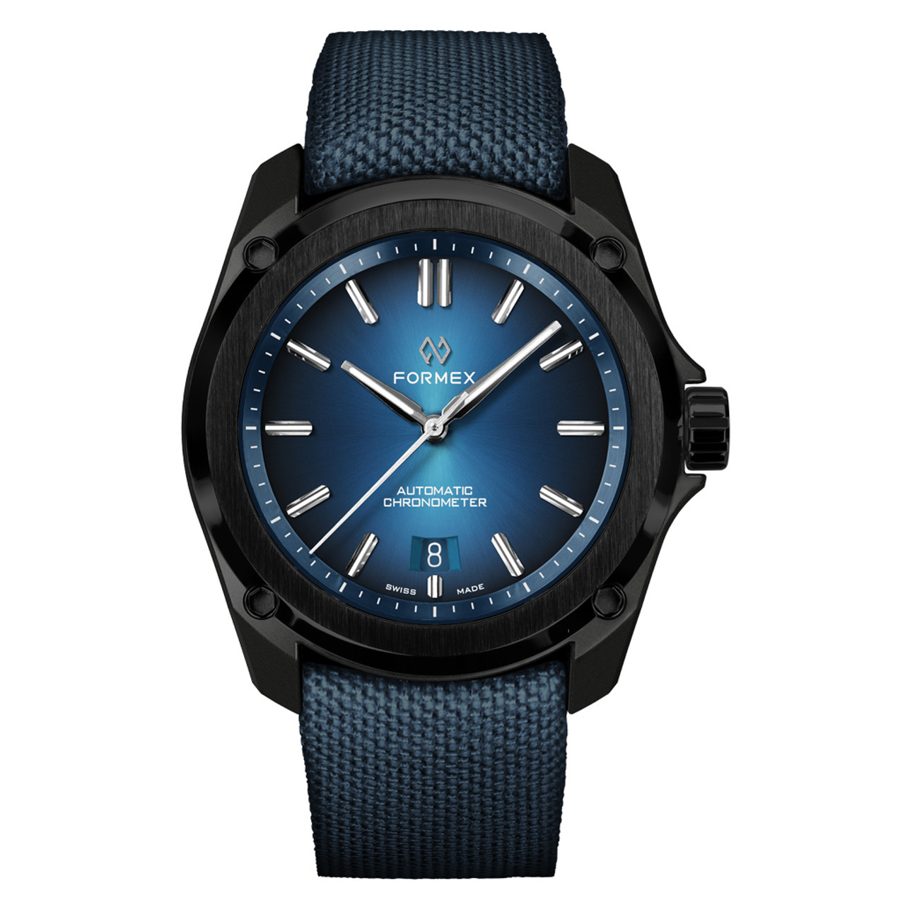 Formex Essence Leggera FortyOne (41mm) COSC Automatic Carbon Case Watch  with Electric Blue Dial #0331.4.6339.844