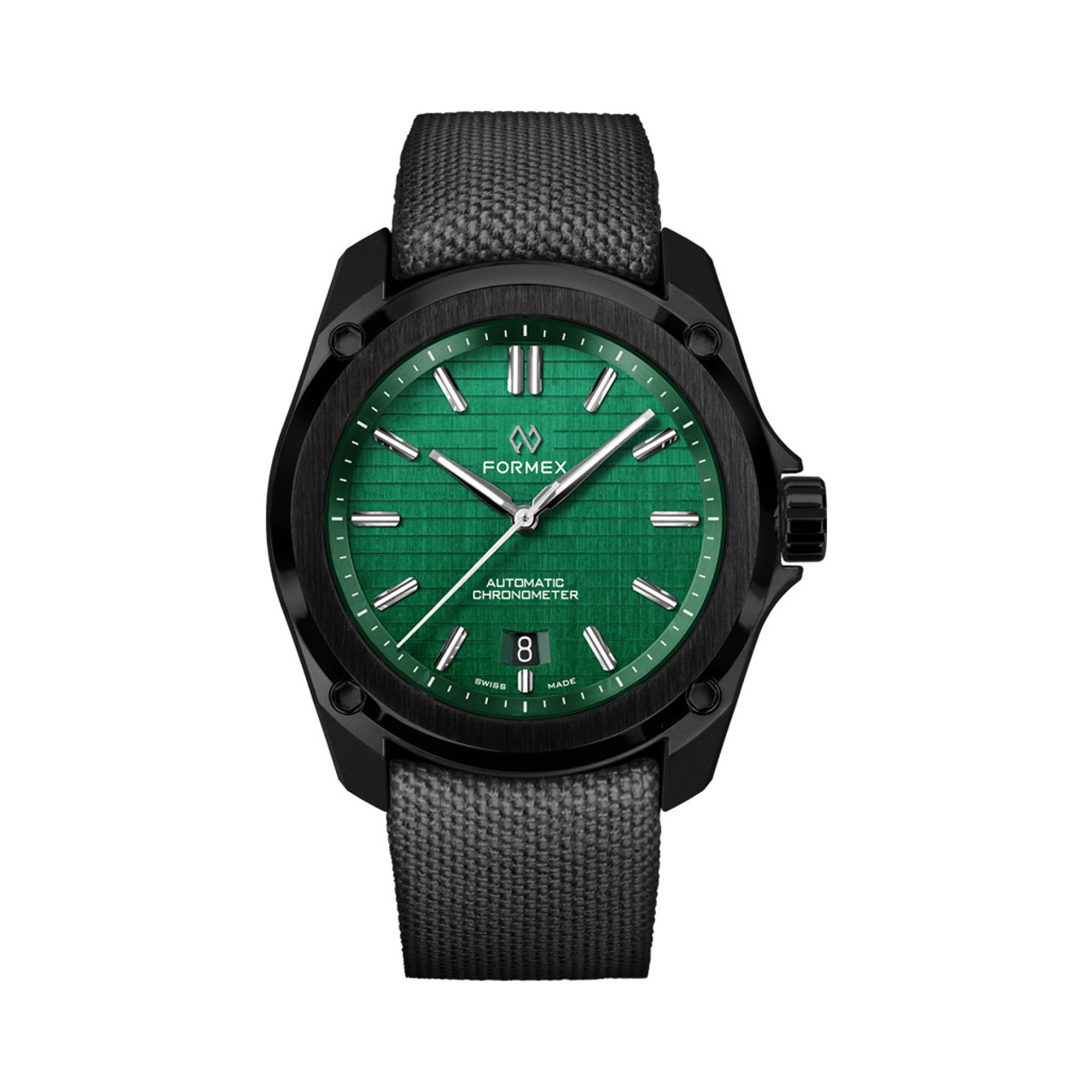 Formex Essence Leggera FortyOne (41mm) COSC Automatic Carbon Case Watch  with Mamba Green Dial #0331.4.6300.833