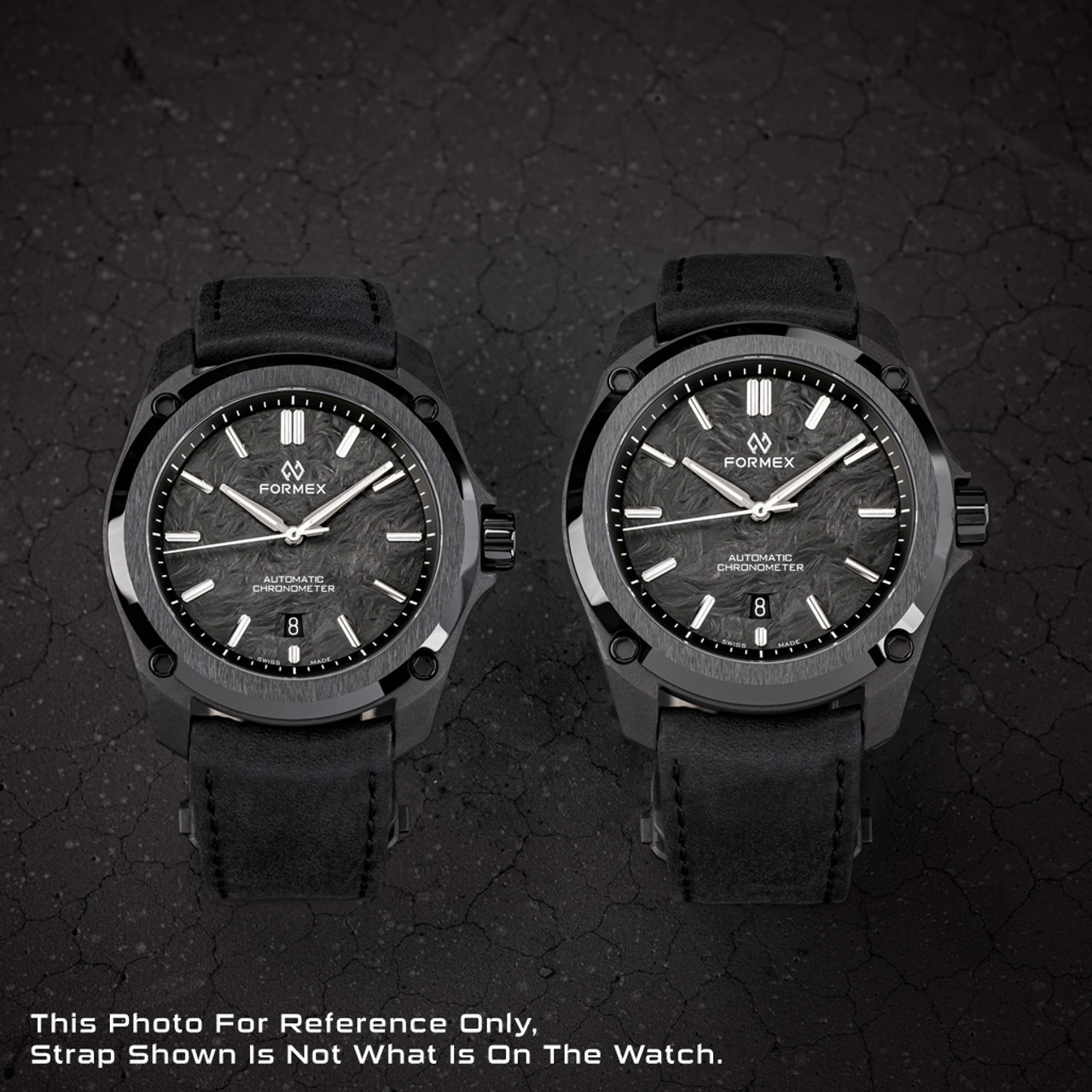 Formex Essence Leggera FortyOne (41mm) COSC Automatic Carbon Case Watch  with Mamba Green Dial #0331.4.6300.833
