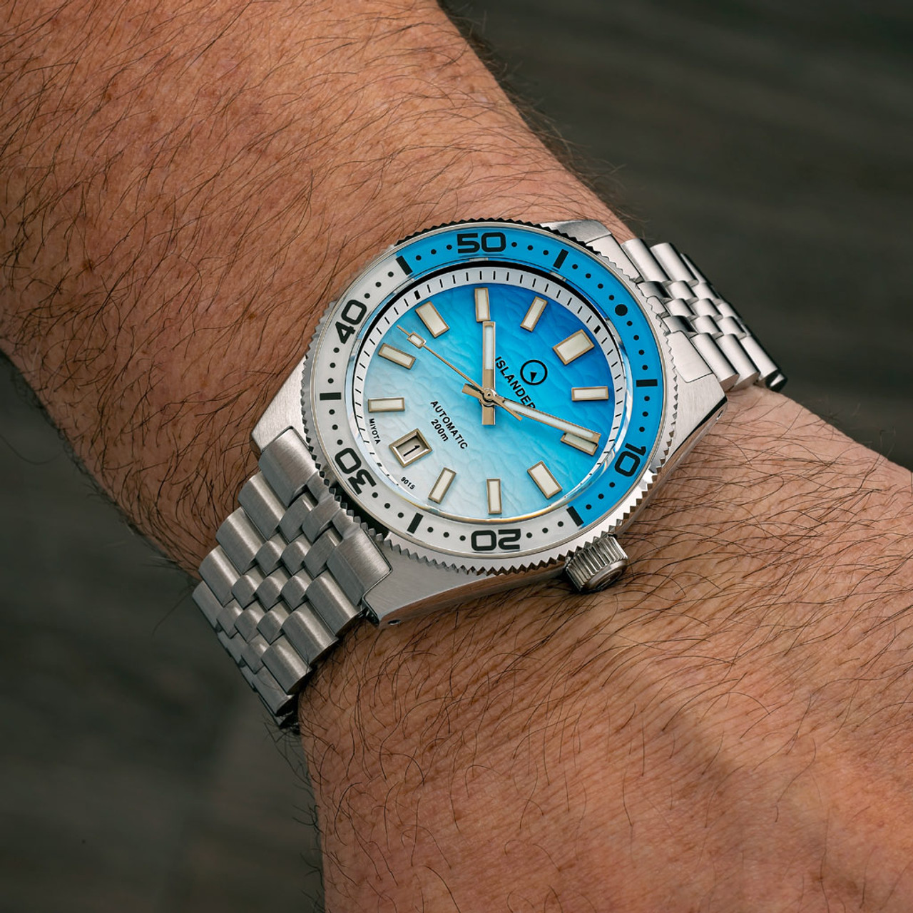 Islander Northport Hi-Beat Automatic Dive Watch with Ocean