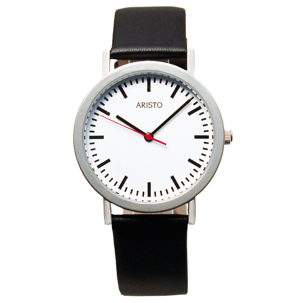 Aristo 36mm Bauhaus Railroad Watch #3H03