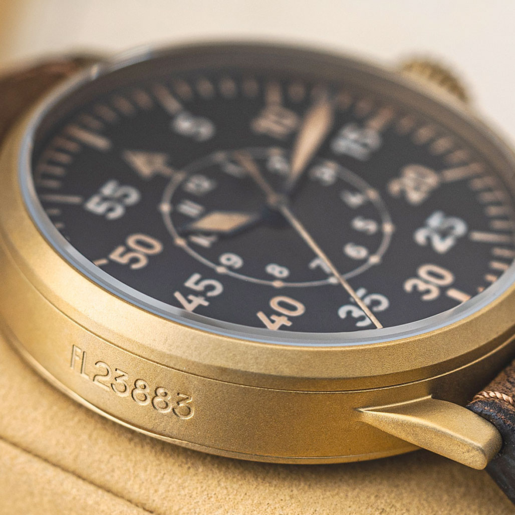 ヒライハルコさん専用.5 Laco Paderborn Bronze Type B Dial Swiss Automatic Pilot Watch with