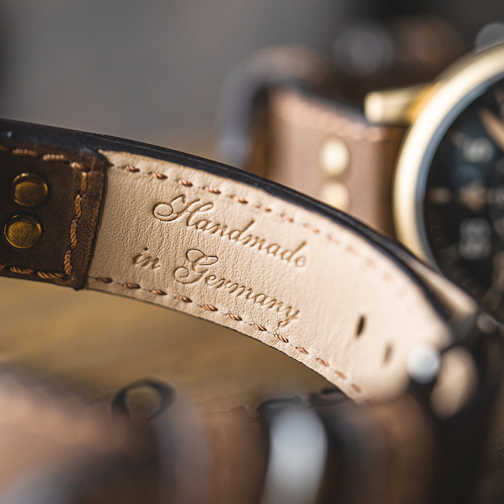 Laco Paderborn Bronze Type B Dial Swiss Automatic Pilot Watch with