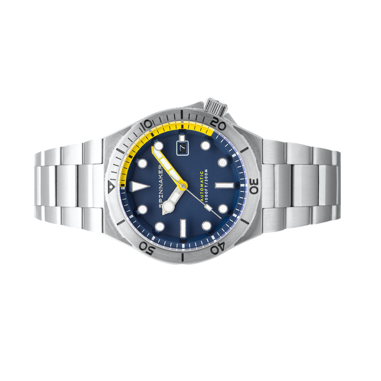 Spinnaker Hi-Beat Boettger Dive Watch with Midnight Navy
