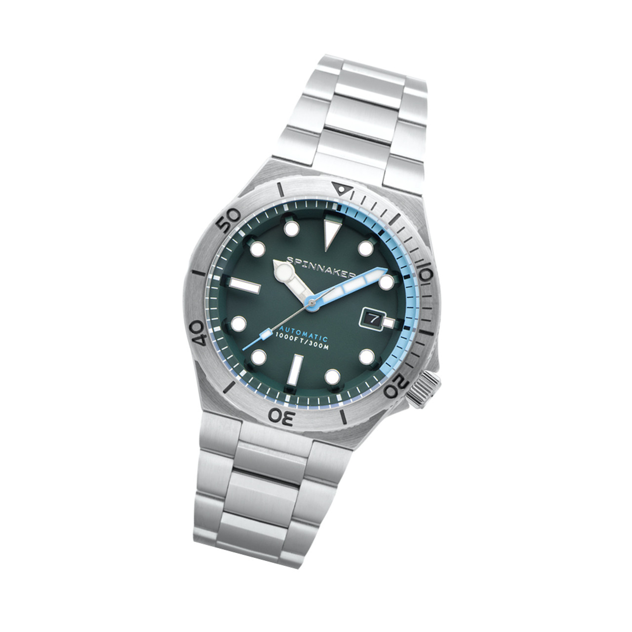 Spinnaker Hi-Beat Boettger Dive Watch with Forest Shadow