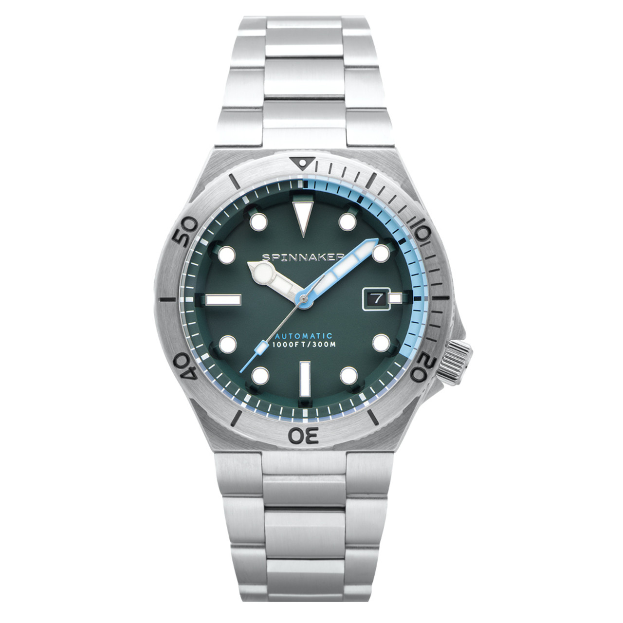 SPINNAKER BOETTGER 自動巻 42mm SP-5083-DD Spinnaker Hi-Beat Boettger Dive Watch with Forest Shadow