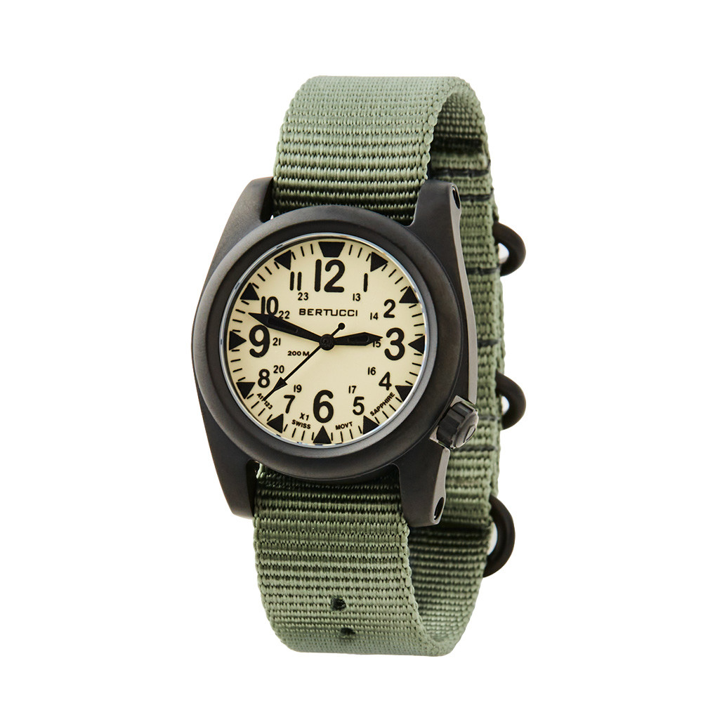 Bertucci A-2S Ballista X1 Illuminated Dial with Drab Strap #11125
